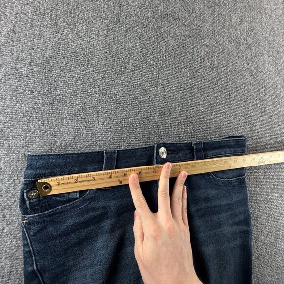 True Religion Jeans Women Stretch Jegging Spell Out Logo Denim Urban ACTL 29X28 - Picture 15 of 16